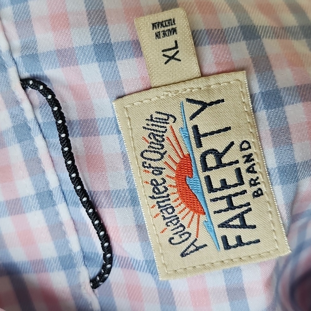 Faherty Brand Button Down Supima Cotton Plaid Shi… - image 7